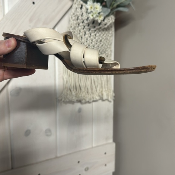 Chloe Rony Heeled Sandal in Color Cloudy Size 38 - Picture 10 of 12